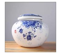 JZWCHQ Urna funebre per Ceneri per Adulti e Animali Domestici ， URNE MEDICING Umani E Piccoli URNS commemorativi ， Ceramica Fatta a Mano Terna ， Urna di sepoltura/#4