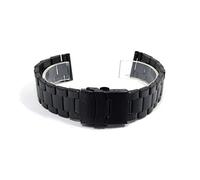 JZWCHQ Watch Strap in acciaio inossidabile Watch Band 20mm 22mm Bracciale da poltronaio in metallo a doppia pressa.