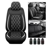 JZWJNFYY Coprisedili Auto per Ford Fiesta Mk7 2009 2010 2011 2012 2013 2014 2015 2016 2017, Pelle Auto Set Coprisedili Set Copri-Sedile per Anteriori e Posteriori,B