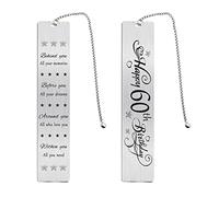 Jzxwan Buon regalo per il 60° compleanno per donne e uomini, 60 anni di compleanno segnalibro regalo per lui, 60 decorazioni di compleanno per donna