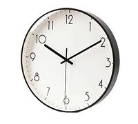 JZZJSBX Orologio da parete silenzioso, senza ticchettio, rotondo, facile da leggere, per ufficio/classe/scuola, senza ticchettio