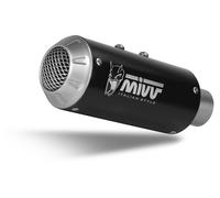 Terminale di Scarico Mivv MK3 Acciaio Nero KAWASAKI Z900 A2 35 KW/70KW 2017 2023