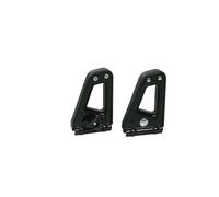 Lampa Coppia fermacarico K-1 - 11 cm, scorrevoli lungo la barra e serrabili - Nero