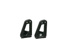Lampa Coppia fermacarico K-1 - 11 cm, scorrevoli lungo la barra e serrabili - Nero