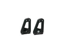 Lampa Coppia fermacarico K-1 - 11 cm, scorrevoli lungo la barra e serrabili - Nero