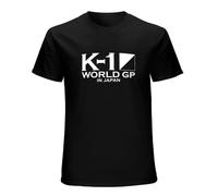 K-1 Kickboxing World GP Unisex Cotton Tee Shirt Men's Black T-Shirt M