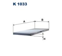 K 1033 FILTRON Filtro, Aria abitacolo per ALFA ROMEO,FIAT,LANCIA