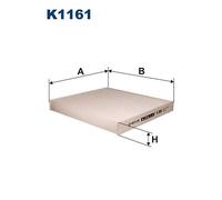K 1161 FILTRON Filtro, Aria abitacolo per BESTURN (FAW),MAZDA,RAM