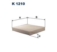 K 1210 FILTRON Filtro, Aria abitacolo per DAIHATSU,ELARIS,JAGUAR,LAND ROVER,LEXU