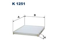 K 1251 FILTRON Filtro, Aria abitacolo per FORD,FORD AUSTRALIA