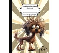 K-2 Primary Composition Notebook: Silly Funny Dog Themed Creative Journal for Kids: Draw, Write and Imagine with Story Prompts and Picture Space: Grades Elementary K-2