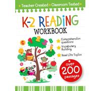 K-2 Reading Comprehension Workbook for Kids Ages 5-8: 215 Nonfiction Reading Comprehension Passages with Questions to Build Reading Skills While Exploring Communities, Geography, Holidays, and More