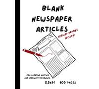 K a Marabel Blank Newspaper Articles for Creative Writing and Imagin (Tascabile)