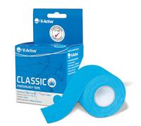 K-Active Tape Classic | Kinesiotapes super delicato sulla pelle | impermeabile | nastro kinesiologico per sport e terapia, tenuta extra lunga | [5 cm x 5 m] blu