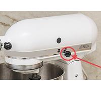 K Aid Pomello originale per robot da cucina KitchenAid 5KSM90-5KSM185, colore nero