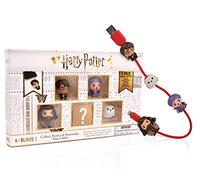 K-BLINGS - Protezioni per cavi a tema Harry Potter, collezione The Book And Movie | Proteggi e ripara i cavi del tuo telefono, tablet o laptop con stile | Confezione da 5