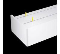 K Box con asta e staffa5,4 m (17,7 ft) parete/soffitto per oscurare il divisorio della stanza