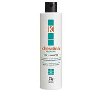 K-Cheratina - Nutritive Repair Shampoo con Cheratina - Ricostruzione a Base di Cheratina per Capelli Secchi e Rovinati - Formula Arricchita con Acido Ialuronico - Step 1 - Flacone da 250 ml