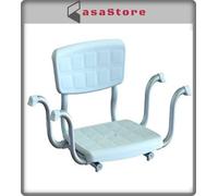 K design SEDILE DA VASCA CON SCHIENALE ANZIANI DISABILI PORTATA 110 KG