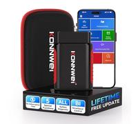 K DIAG Strumento Diagnostico Completo per Sistema Automotive Bluetooth 5.2 Scanner OBD2 Strumento Diagnostico per iOS e Android, Reset Olio, Test delle Prestazioni, Test di Tensione