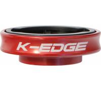 K-Edge Gravità Stelo Cappello Supporto per Garmin Quarto Turn Tipo Computer Red