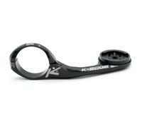 K-edge Max Xl Garmin Handlebar Cycling Computer Mount 35 Mm Argento Black Anodize
