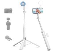 K&F CONCEPT 180cm Treppiede Bastone Selfie con Luce Di Riempimento