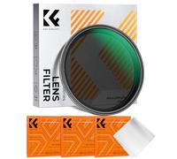 K&F CONCEPT 2 In 1 Filtro Black-Mist 1/4 & Variabile ND2-32 (5 Stop), 49mm Filtro Black Diffusion 1/4 & Densità Neutra ND in Vetro Ottico, Nano Rivestimento con 3Pcs Panno di Pulizia (Nano-K Serie)
