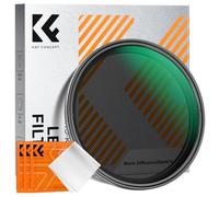K&F CONCEPT 2 In 1 Filtro Black-Mist 1/8 & Variabile ND2-32 (5 Stop), 72mm Filtro Black Diffusion 1/8 & Densità Neutra ND in Vetro Ottico, Nano Rivestimento con 3Pcs Panno di Pulizia (Nano-K Serie)