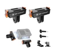 K&F Concept 2 Pack Magnetic Quick Release Adapter Mount per DJI Osmo 360/Action 5 Pro, Staffa di Base di Estensione con 1/4" Adapter Mount/Quick-Release Buckle per DJI Osmo Action 4/Action 3 Accessori