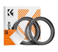 K&F CONCEPT 2 pcs Anello Adattatore Step-Up da 43mm a 49mm, Filtro Anello Adattatore con Un Panno di Pulizia