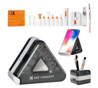 K&F CONCEPT 25 in 1 Kit Pulizia Elettronica Multifunzionale Portatile-Pulizia Tastiera, PC, Cellulare, Compatibile con Airpods, Obiettivi, Fotocamera, Utensili di Pulizia per Molteplici Circostanza