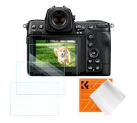 K&F CONCEPT 3 Pellicole Protettive Compatibile con Nikon Z9 Z8 | Include 3 protezioni per lo schermo in vetro temperato, vetro temperato antigraffio - PF20