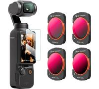 K&F Concept 4 Pezzi Filtro ND8/16/32/64 Magnetico + CPL Per DJI OSMO Pocket 3