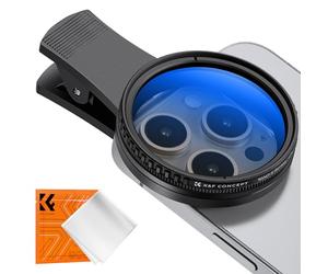 K&F CONCEPT 52mm Clip-on Filtro Polarizzatore CPL Circolare per Cellulari