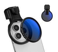 K&F CONCEPT 58mm Kit filtro CPL per Telefono Obiettivo Press-Type, Filtro Polarizzatore Compatibile con iPhone 17/16/15/14/13/12, 16/15/14/13/12 Pro e Pro Max, Samsung