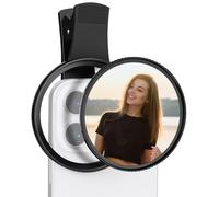 K&F Concept 67mm Clip-on Filtro Black Mist 1/8 con Un Panni di Puliziaper per Cellulare, 18 Strati di Nano Rivestimento, Compatibile con iPhone 17/16/15, Samsung e la Maggior Parte