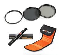 K&F CONCEPT 77mm UV CPL ND4Filtro Polarizzatore Circolare per Kit UV Filtro ND a densit variabile per Canon 6D 5D Mark II 5D Mark III for Nikon D610 D700 D800 DSLR Camera + Penna per pulizia
