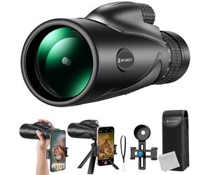 K&F Concept 8-32X50 HD monoculare telescopio zoom continuo per birdwatching, caccia, escursionismo, concerti