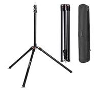 K&F Concept 872,2 m in alluminio per fotografia video treppiede luce stand per riflettori, softbox, flash, luci stroboscopiche, ombrelli, luci compatte e leggere illuminazione da viaggio con