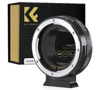 K&F CONCEPT Adattatore Compatibile con Canon Auto EF/EF-S a EOS R, in Metallo con Messa a Fuoco Automatica, con Custodia Protettiva