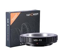 K&F CONCEPT - Adattatore di montaggio per obiettivo Compatibile con Leica39 con attacco a vite SLR a Fuji X-Series X-Pro1 FX Fuji X Mount fotocamera Mirrorless come Fuji XT2 XT20 XE3 XT1 X-T2