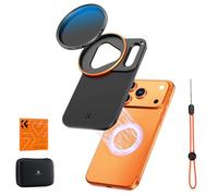 K&F CONCEPT Adattatore per Filtro Magnetico Doppio con Filtro ND2-32 Variabile da 58 mm Compatibile con iPhone 17 Pro e Filtri Filettati da 58 mm, Compatibile con Lenti iPhone