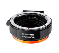 K&F Concept Adattatore per obiettivo elettronico da EF/EF-S a EOS M Anello adattatore per obiettivo con messa a fuoco automatica compatibile con Canon EF EF-S Mount per fotocamere con attacco EOS M