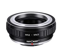 K&F Concept Anello Adattatore per Obiettivo M42-M4 / 3 per Montaggio Obiettivo M42 su Fotocamera Olympus M43 E-P1 / E-P2 / E-PL1 e Panasonnic G1 / G2 / GF1 / GH1 / GH2