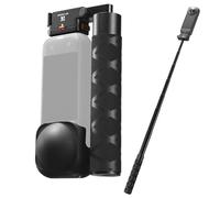 K&F CONCEPT Asta per selfie magnetica a sgancio rapido migliorata compatibile con Insta360 X5/X4 Air, asta di estensione in lega di alluminio da 89 cm/35 pollici, asta invisibile