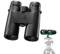 K&F Concept Binocolo per adulti 10 x 42 HD Binocolo nero BAK4 con supporto per montaggio del treppiede, per birdwatching, caccia, escursionismo, visite turistiche