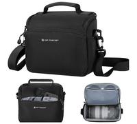 K&F CONCEPT Borsa Foto Tracolla Impermeabile Convertibile Nero