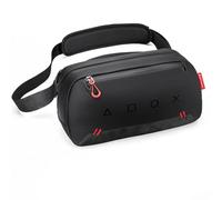 K&F CONCEPT Borsa per console di gioco, borsa a tracolla da viaggio portatile con 8 scomparti per schede di gioco per console e accessori, compatibile con Switch 2/Steam Deck OLED/PlayStation