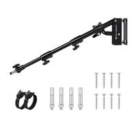 K&F Concept Braccio Triangolare Montaggio in metallo, Braccio a braccio per impieghi pesanti da 100cm 180° Rotazione Supporto per la fotografia video, con adattatore filettato 3/8 "1/4"